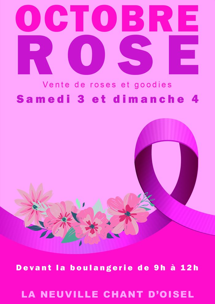 Octobre Rose - vente de roses et de goodies