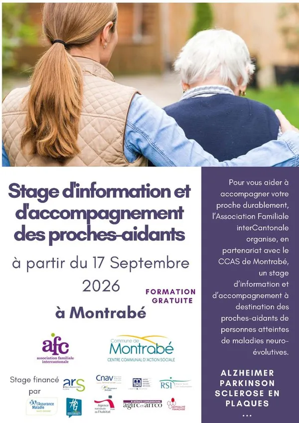 STAGES D’INFORMATION ET D’ACCOMPAGNEMENT à destination des AIDANTS