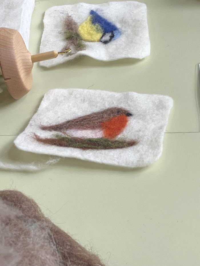 Atelier ados/adultes : oiseau en laine feutrée