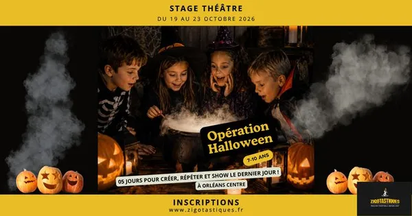 Stage 7-10 ans : Opération Halloween ! – Du 19 au 23 octobre 26
