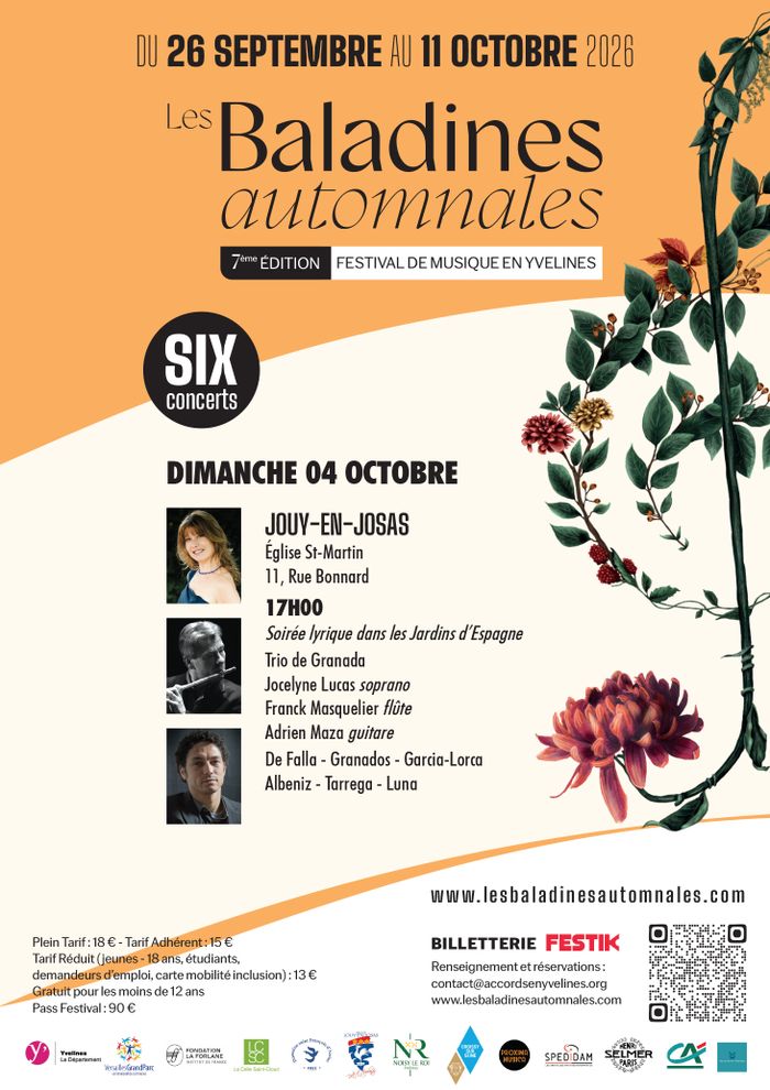 Soirée Lyrique dans les Jardins d'Espagne