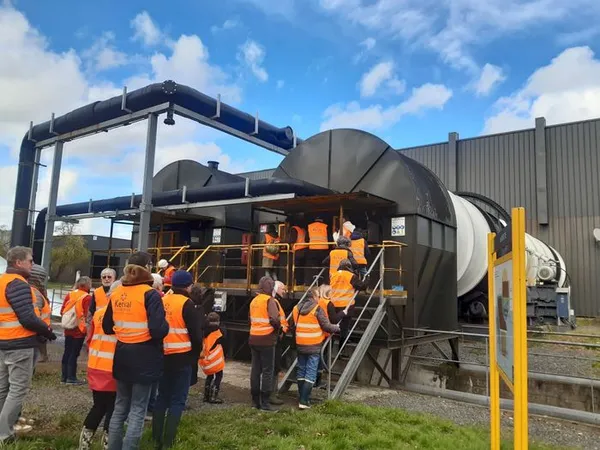 Visite de l’usine de compostage