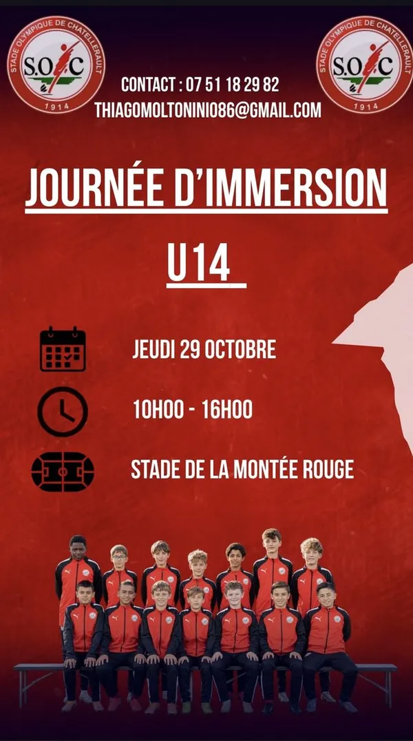 Stage immersion de football année 2013
