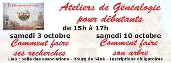 Atelier généalogie - Le Patrimoine Sinagot