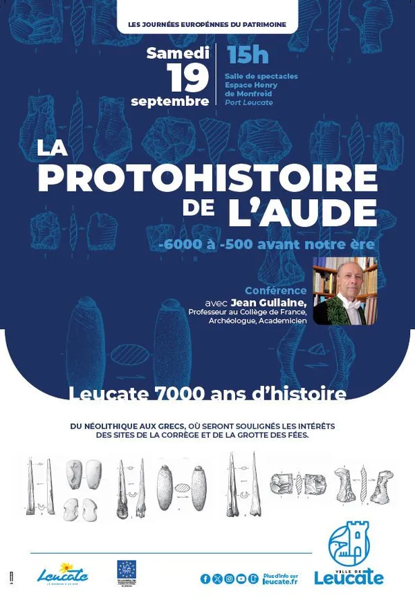 Conférence sur la protohistoire de l'Aude (- 6000 à - 500 avant notre ère)