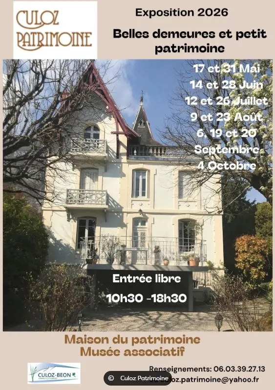 Exposition belles demeures et petit patrimoine
