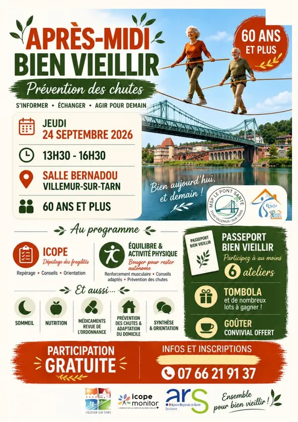 Apres midi Bien vieillir - Prévention des chutes