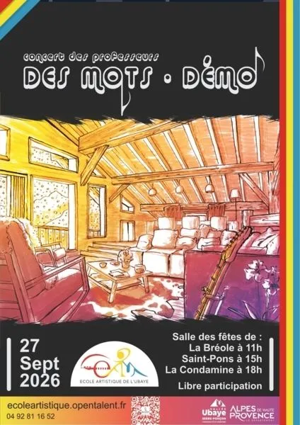 Démo des mots - concert des professeurs de l'E.A.U.