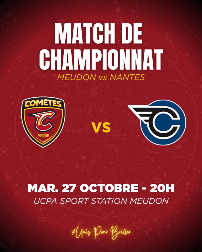 MATCH DE DIVISION 1 - HOCKEY SUR GLACE : MEUDON VS NANTES