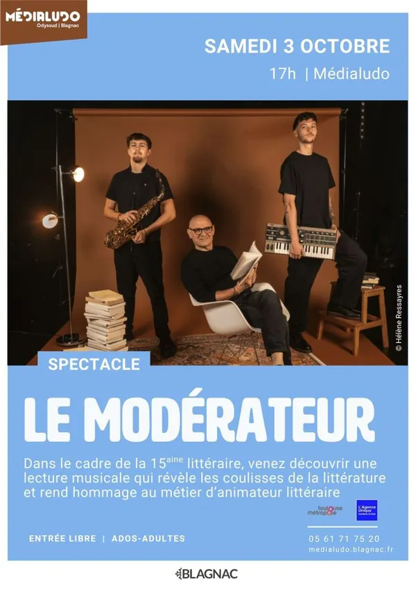 Lecture musicale « Le Modérateur » - Samedi 3 octobre
