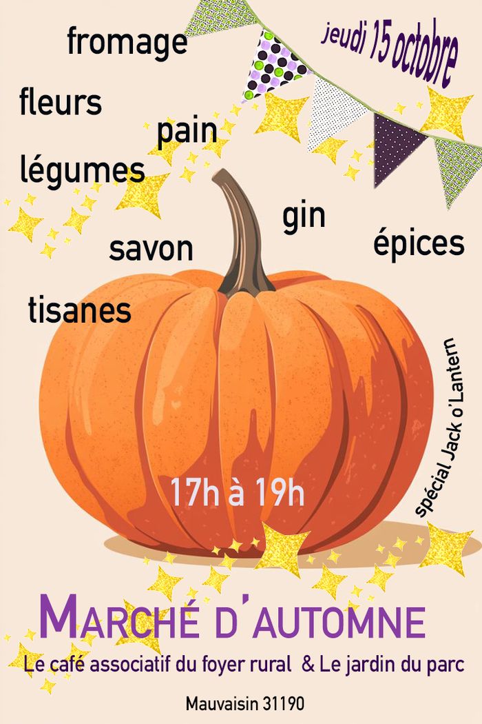 Concert et marché d'automne, à Mauvaisin