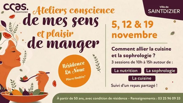 Ateliers « Conscience de mes sens et plaisir de manger »