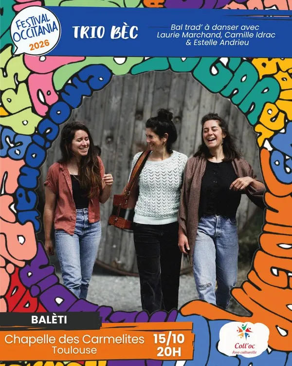 Balèti amb Bèc trio - Festival Occitania X Coll'Òc