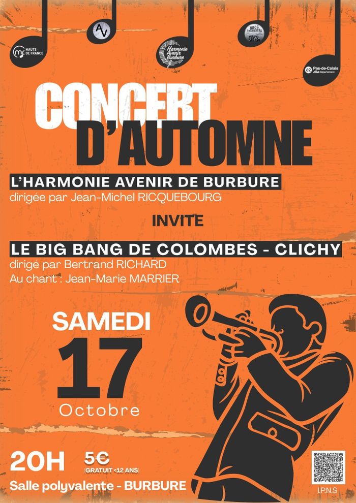 L'harmonie de Burbure invite le Big Band de Colombes Clichy.