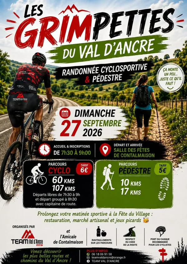 Randonnée cyclosportive & pédestre