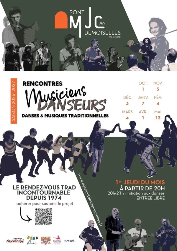 Rencontre Musiciens- Danseurs du Pont des Demoiselles