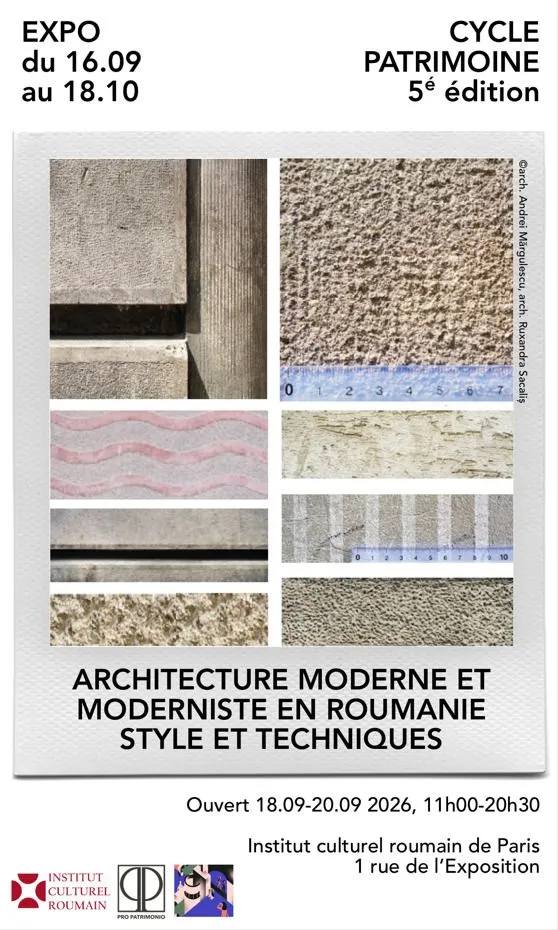 Architecture moderne et moderniste en Roumanie. Style et techniques - visite guidée de l’exposition