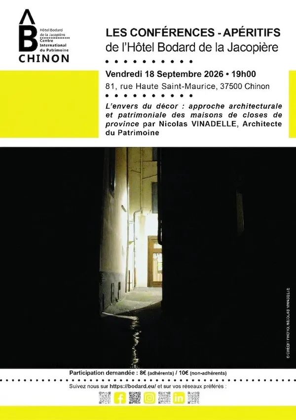 L'envers du décor : approche architecturale et patrimoniale des maisons de closes de province par Nicolas VINADELLE, Architecte du Patrimoine