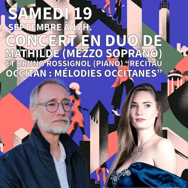 Concert en duo de Mathilde et de Bruno Rossignol "Mélodies occitanes"