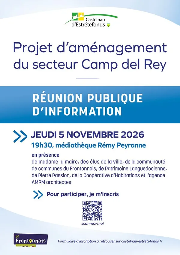 Projet d'aménagement du secteur Camp del Rey