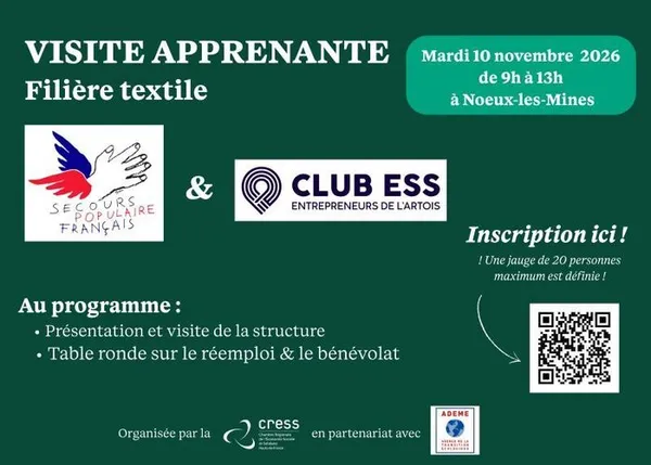 Filière textile et ESS : découvrez les initiatives de réemploi du Secours Populaire | 10 novembre