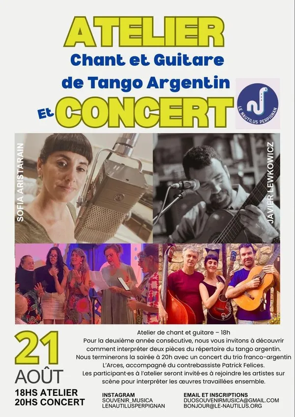 atelier guitare & Concert tango argentin