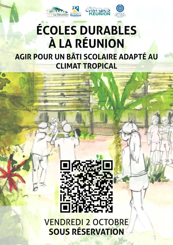 Séminaire : « Écoles durables à La Réunion – Agir pour un bâti scolaire adapté au climat tropical »