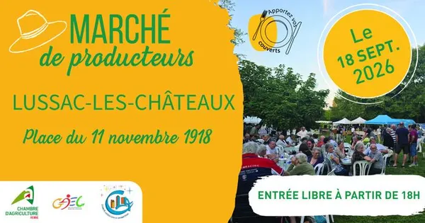 Marchés de producteurs - Lussac-Lès-Châteaux