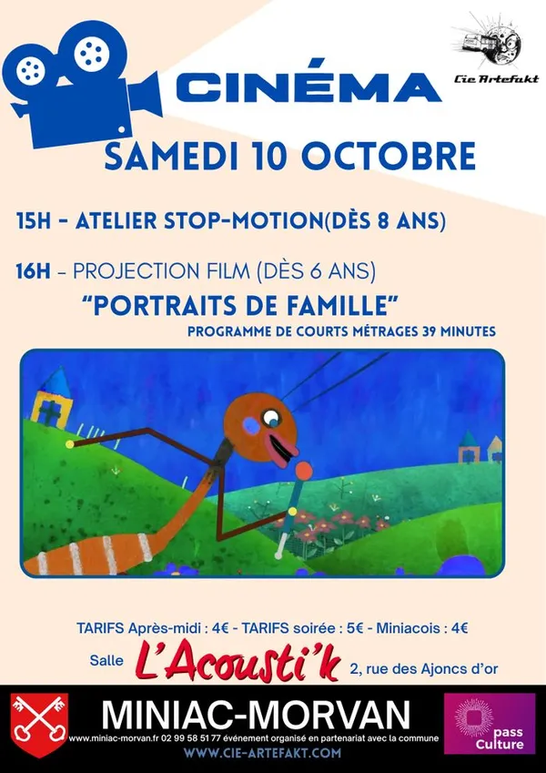 Après-midi de cinéma pour les enfants