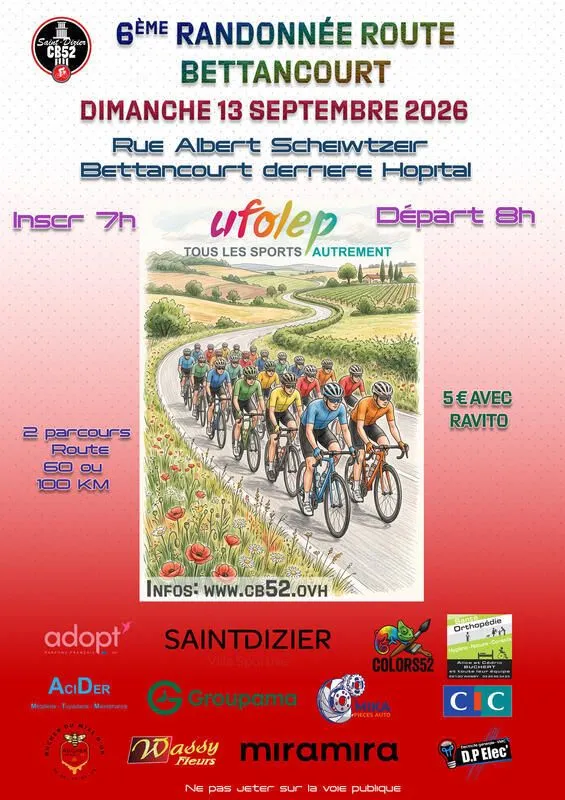 6ème randonnée route