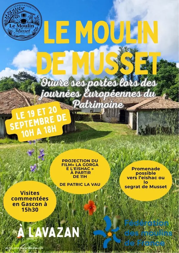 Visite commentée du moulin de Musset
