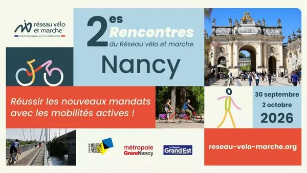 2es Rencontres du réseau vélo et marche à Nancy