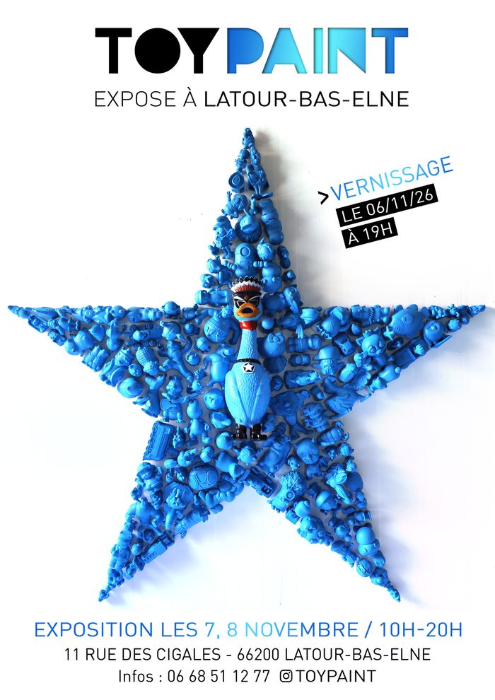 Art contemporain - Toypaint expose ses œuvres à Latour-Bas-Elne