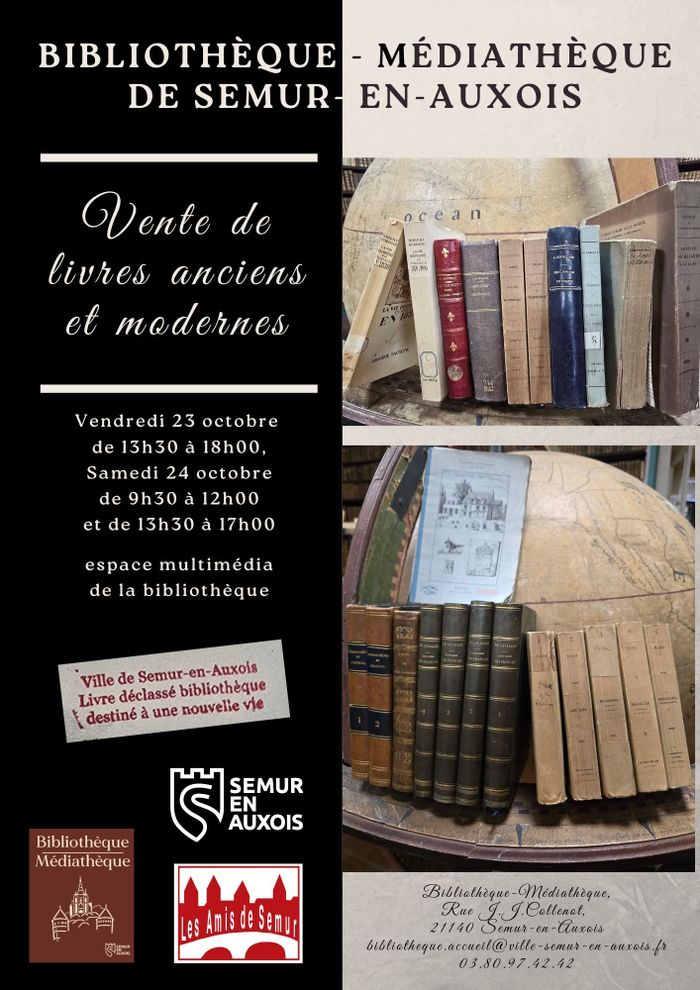 Vente de livres anciens et modernes
