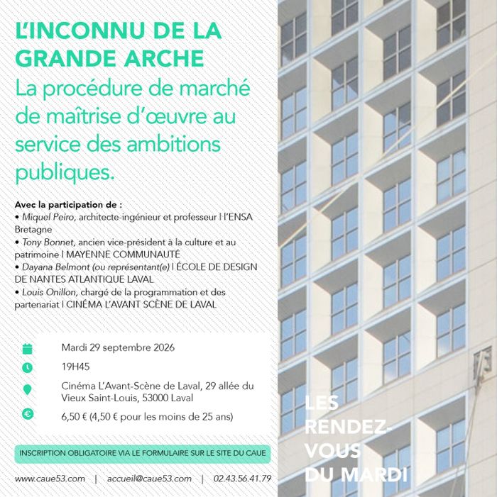 Les Rendez-Vous du Mardi : l’inconnu de la grande arche