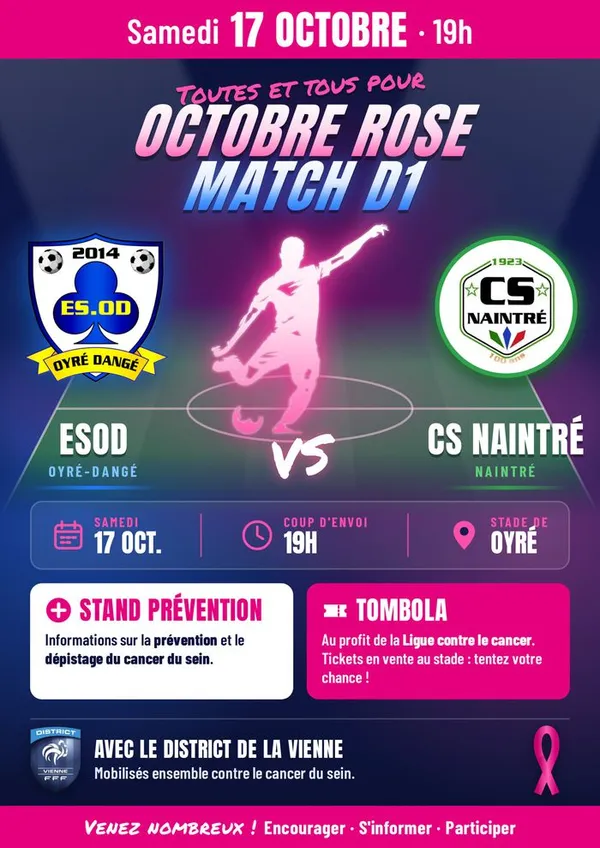 Toutes et Tous pour Octobre Rose Match D-1