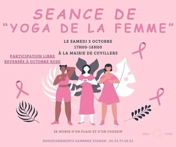 Séance de Yoga de la Femme 🧘♀️🎗️