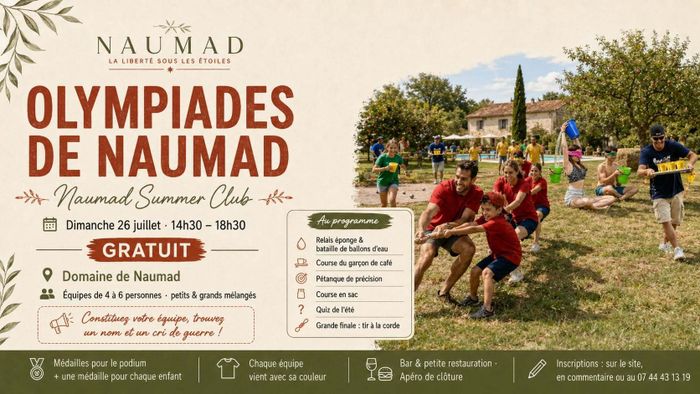 Les Olympiades de Naumad - Dimanche 26 juillet