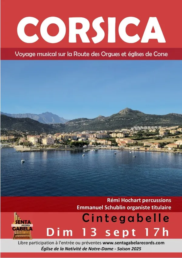 CORSICA : Voyage Musical sur la Route des Orgues et des églises de Corse