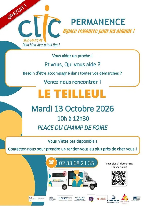 Permanence de l’Espace Ressource pour les Aidants (Aidant Bus)