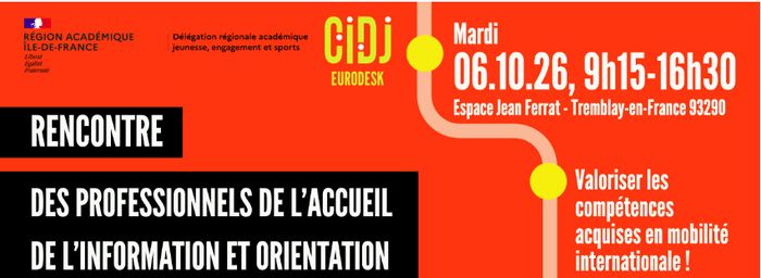 Rencontre des professionnels de l'Accueil, Information, Orientation en IDF