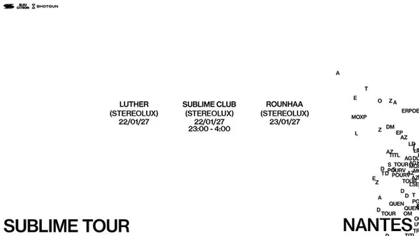 PACK 2 CONCERTS + CLUB : Sublime Tour - Nantes