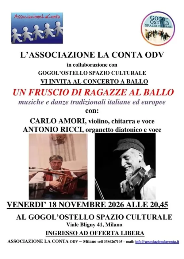 musiche e danze tradizionali italiane ed europee