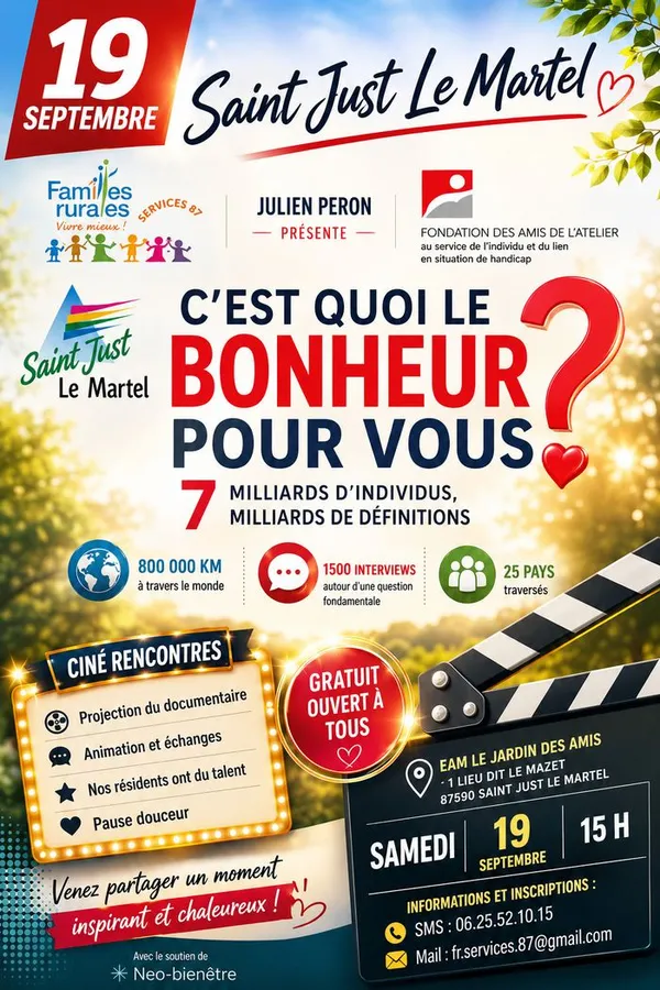 venez partager un moment de bonheur