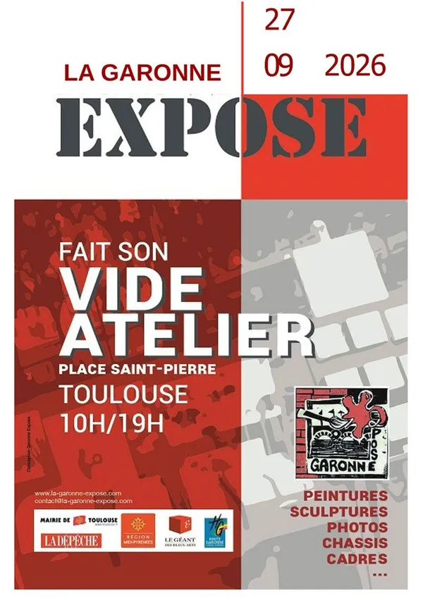 La Garonne Expose fait son Vide Atelier 2026