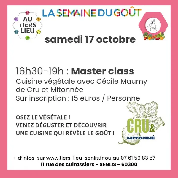 Atelier cuisine avec Cru & Mitonné