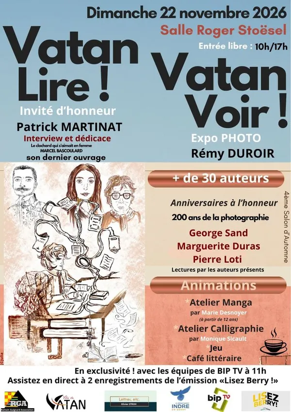 Salon du livre : Vatan Lire ! Vatan Voir !