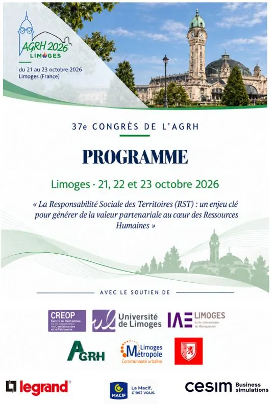 37e congrès de l'AGRH