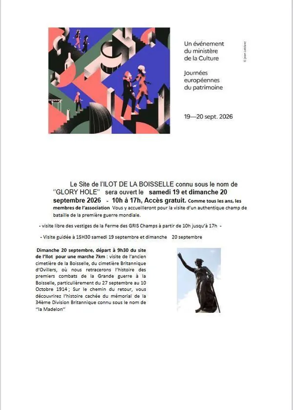 Marche de 7 km à partir de la Boisselle