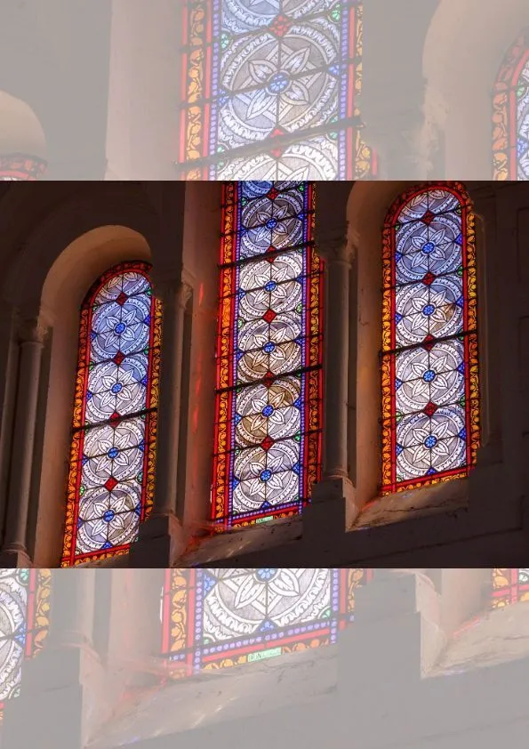 Atelier vitrail à l'église Sainte-Anne